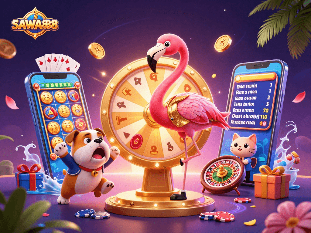 Experience SAWA888 excitement with a colorful slot game and thrilling prizes!