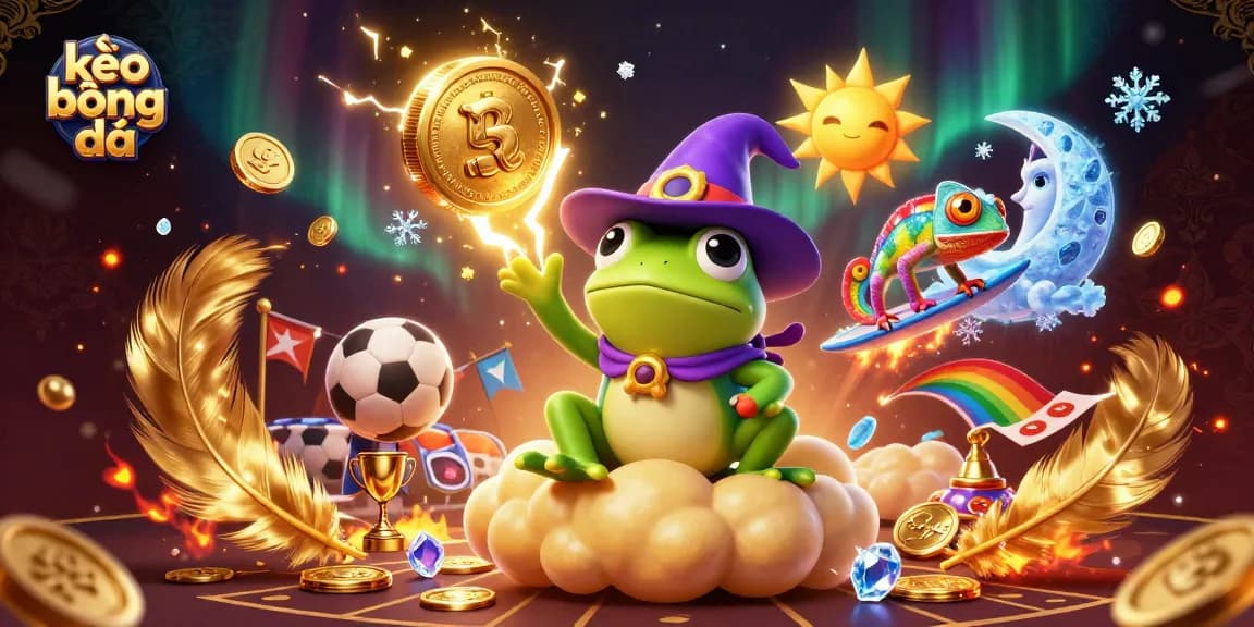 Bet on kèo bóng đá and win big with expert strategies in this vibrant illustration.