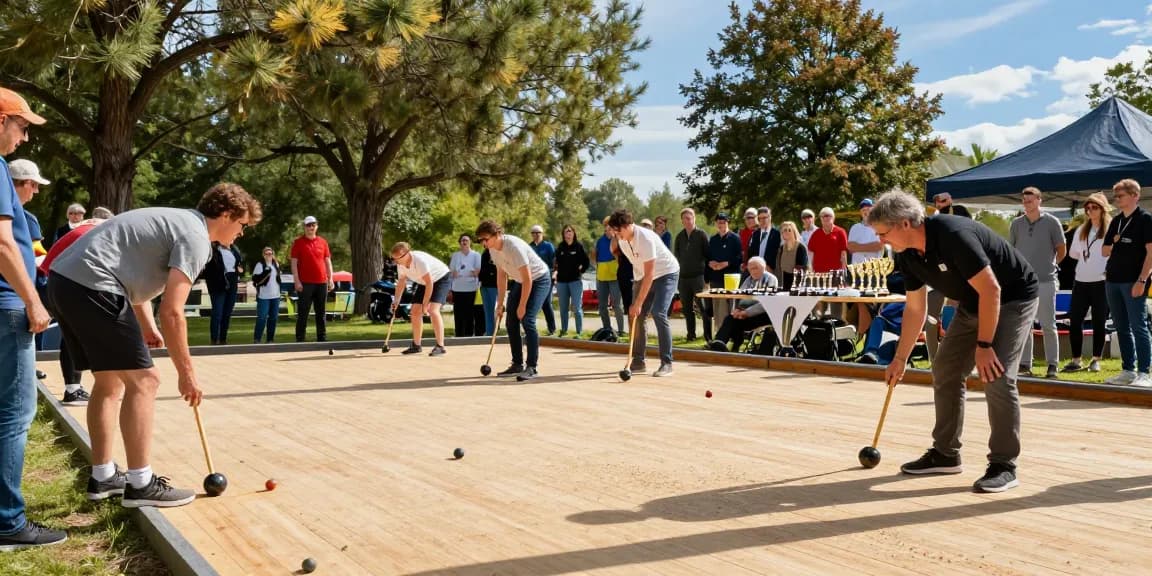 Exciting petanque tournament at fopikotabontang.org showcasing players and community engagement.