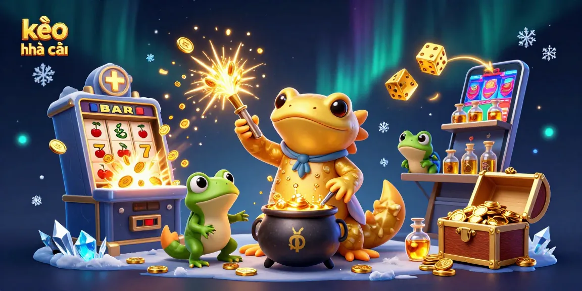 Win big with kèo nhà cái in this vibrant, dynamic casino scene filled with gold coins and excitement.