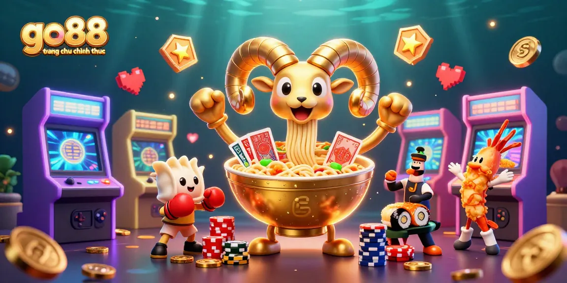 Engage with the go88 trang chu chinh thuc scene featuring vibrant, animated characters in a dynamic casino setting.
