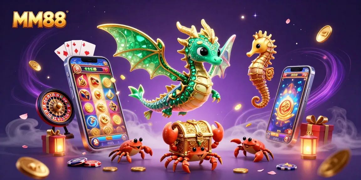 Engage in thrilling gameplay at MM88: Dive into a vibrant 3D sea of casino excitement!