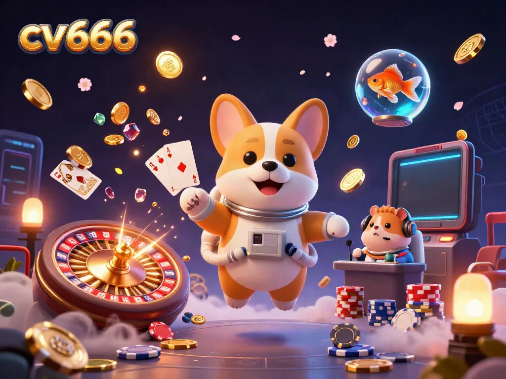 Experience exciting gameplay at cv666 with a dynamic underwater casino scene featuring vibrant characters.