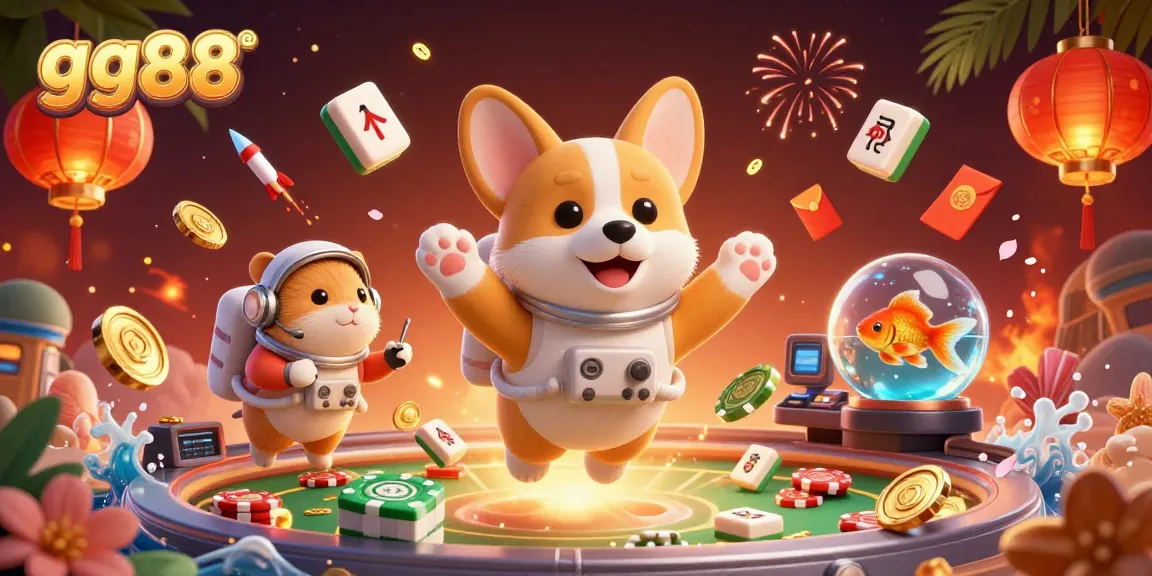 Engage in exciting gameplay with gg88 as a space-themed casino scene features dynamic gaming elements.