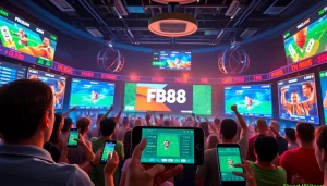 Exciting sports betting scene at Trang Chủ FB88 platform with live games.