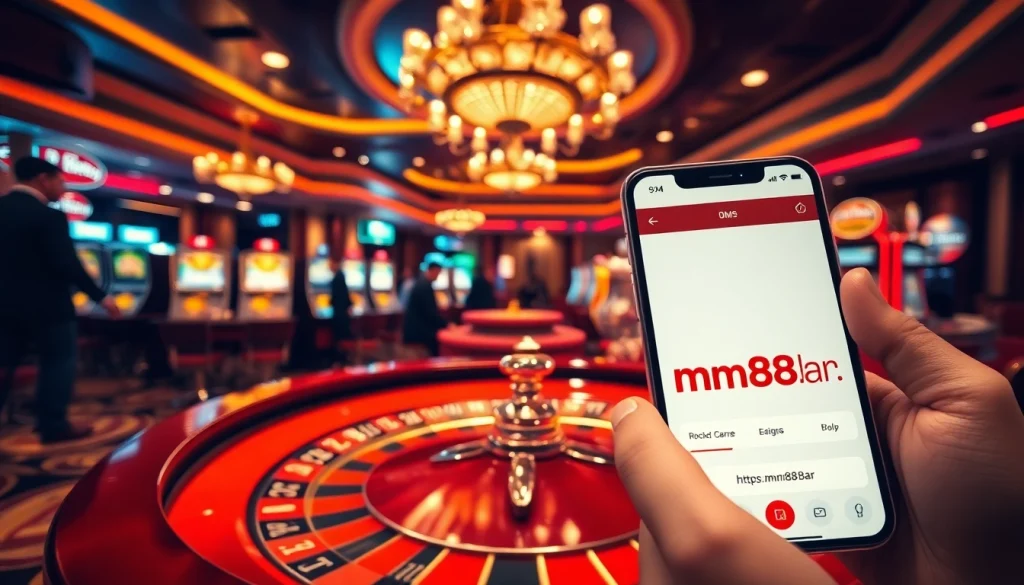 Engage with high-stakes excitement at https://mm88.bar/ with vibrant gaming atmosphere and roulette action.