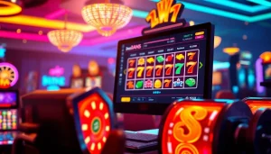 Exciting online doaslot gaming environment with colorful slots and dynamic visuals.