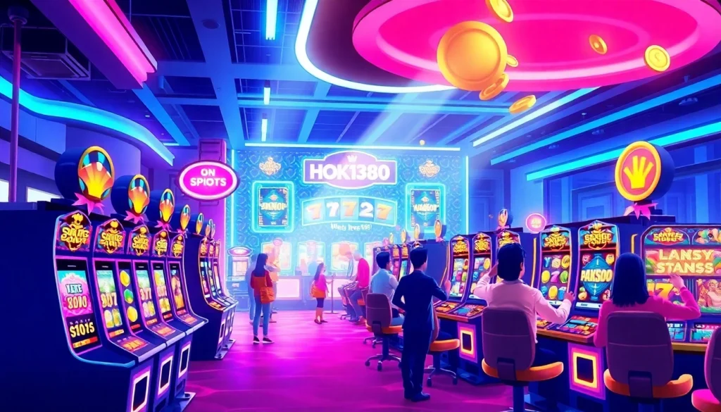 Experience the excitement of hoki138 pro in a vibrant online casino with thrilling slot machines.