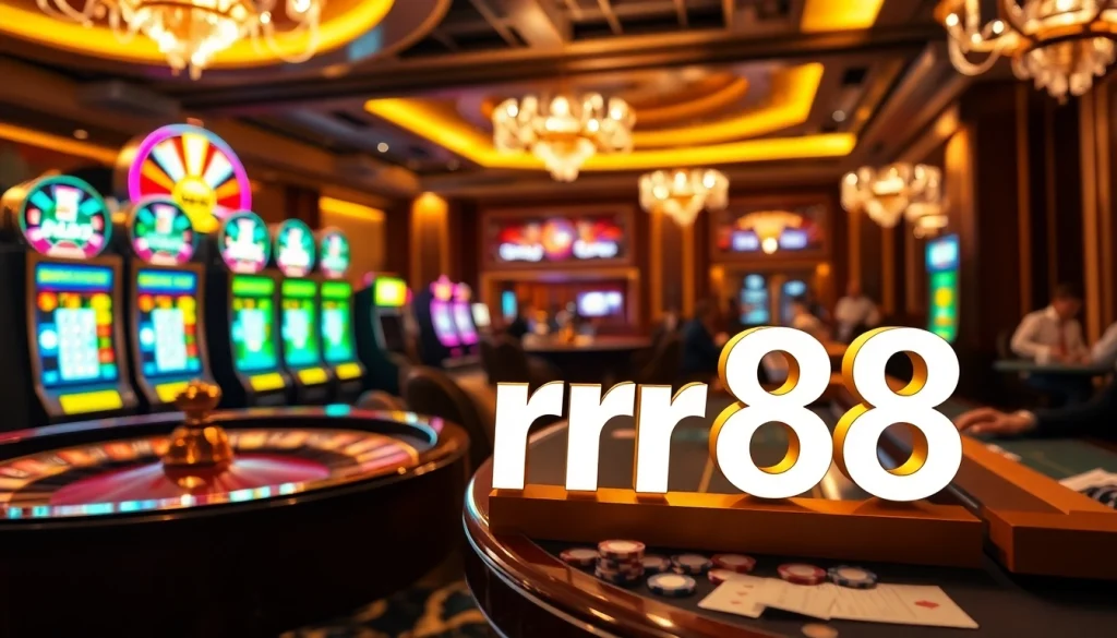 Experience the thrill at rr88 with engaging casino games and vibrant tables.
