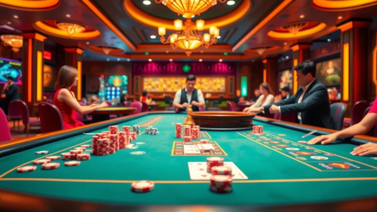 Experience the excitement of Trang chủ thabet with vibrant casino games and engaging players.