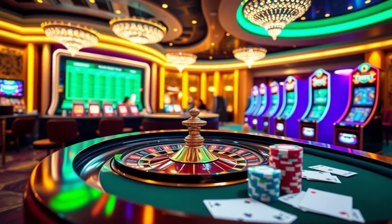 Experience the excitement of winning with immersive online gaming at https://gg88com.bet featuring vibrant casino scenes and gaming elements.