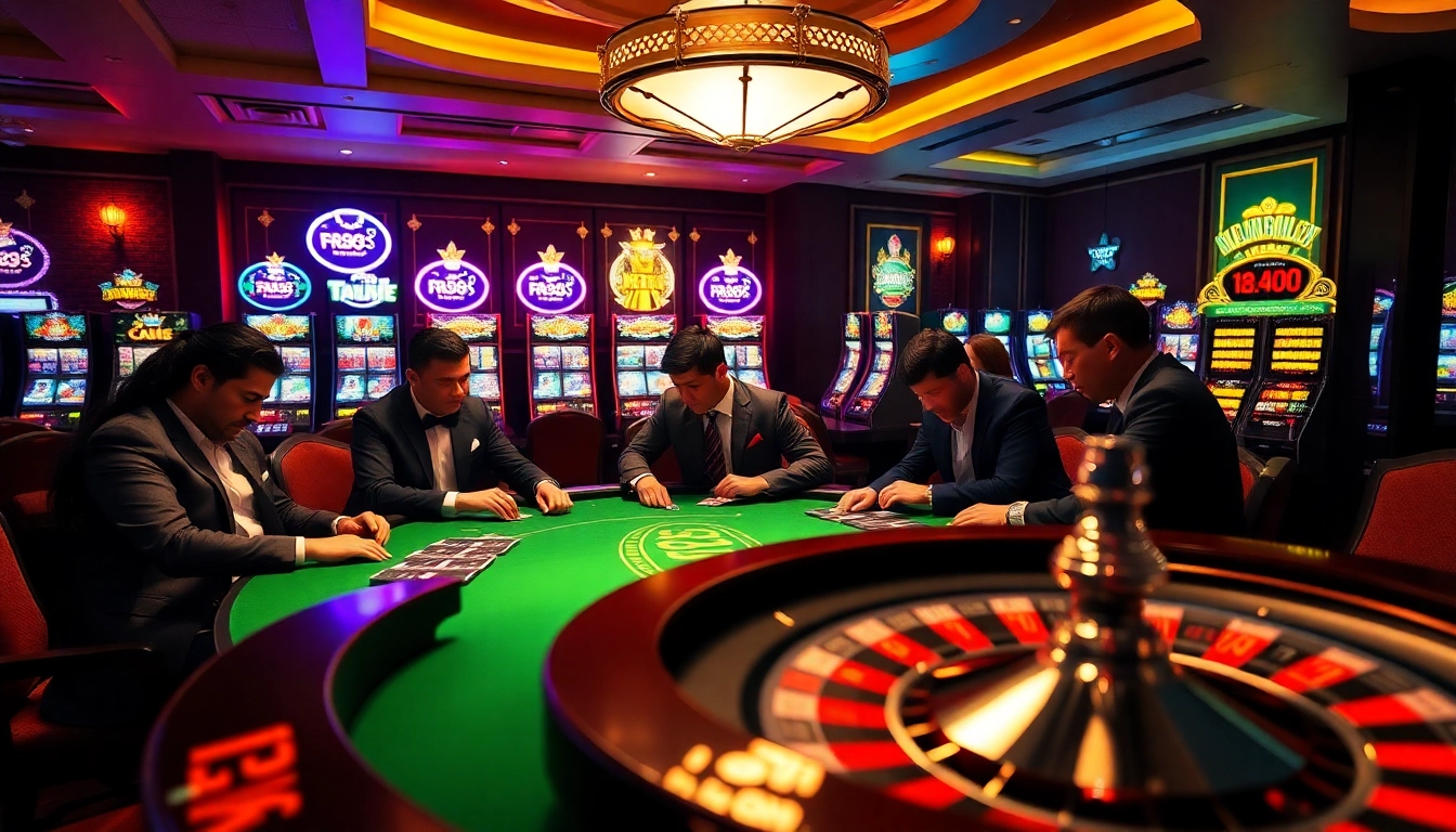 Players strategizing at a luxurious poker table, highlighting the thrilling atmosphere of RR88com.