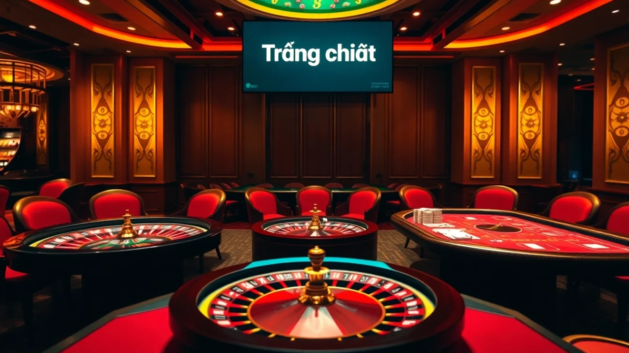 Engaging players at Trang chủ thabet with vibrant casino tables and immersive gambling atmosphere.