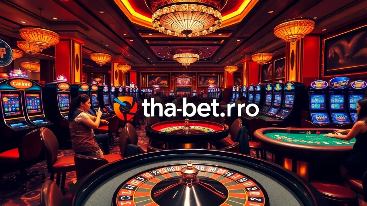 Experience thrilling gaming action at tha-bet.pro with vibrant casino games and player excitement.
