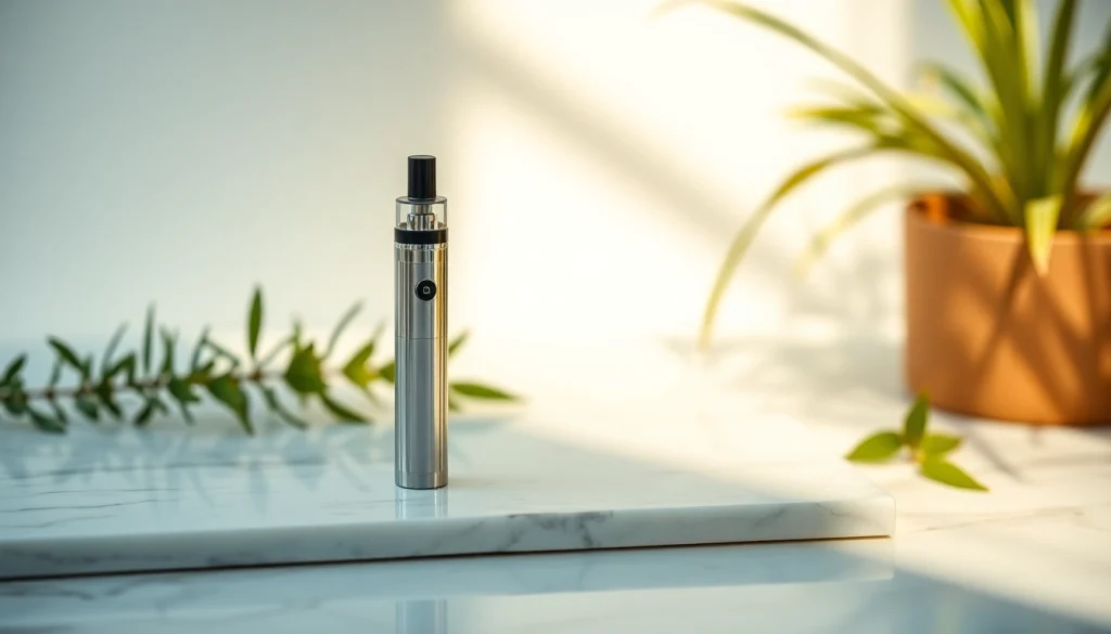 Buy DMT vape pen in a serene setting with elegant design features.