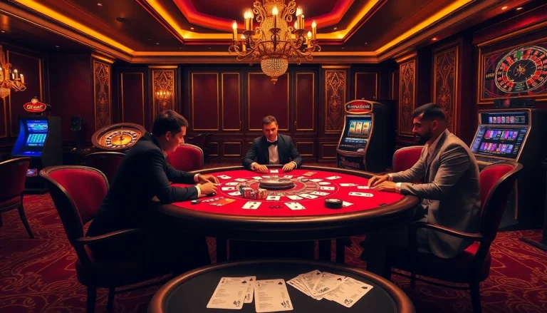 Experience thrilling high-stakes poker at BL555 in a luxurious casino atmosphere.