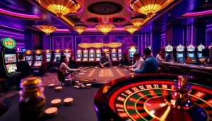 Experience the thrill of gambling at 9bet's exquisite casino with vibrant tables and engaging Slot Machines.