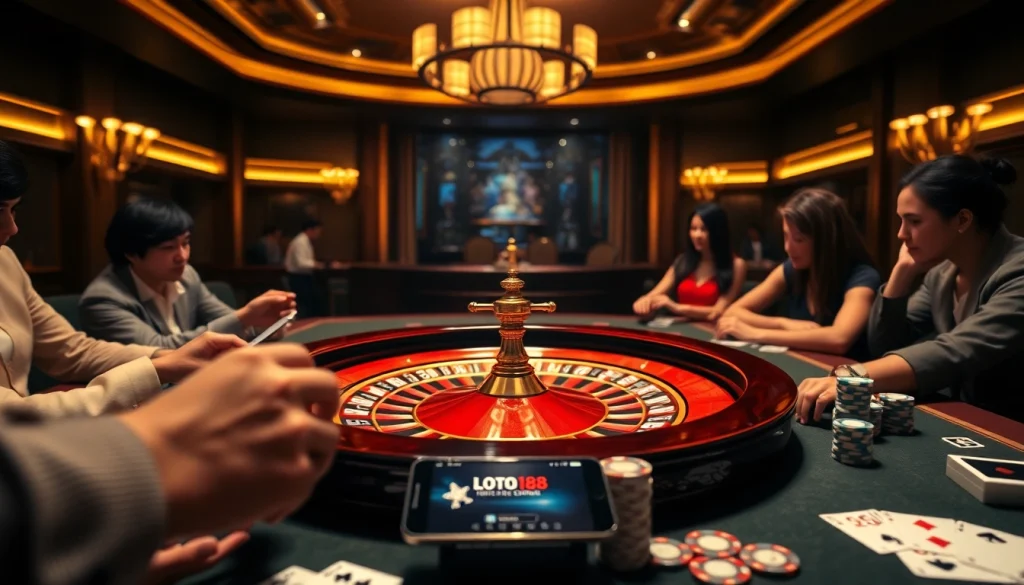 Experience the thrill of gameplay at loto188.gb.net with elegant casino tables and vibrant energy.