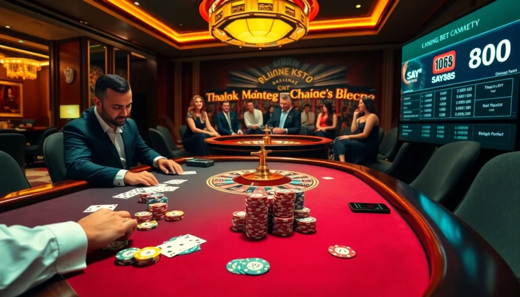 Experience thrilling casino action with say88, vibrant poker tables, and engaging gameplay.